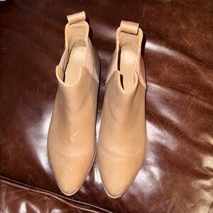 Nisolo Light Brown Ankle Booties